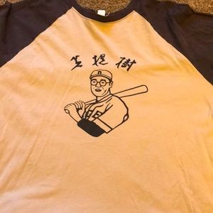 The Dude’s 3/4 sleeve baseball shirt